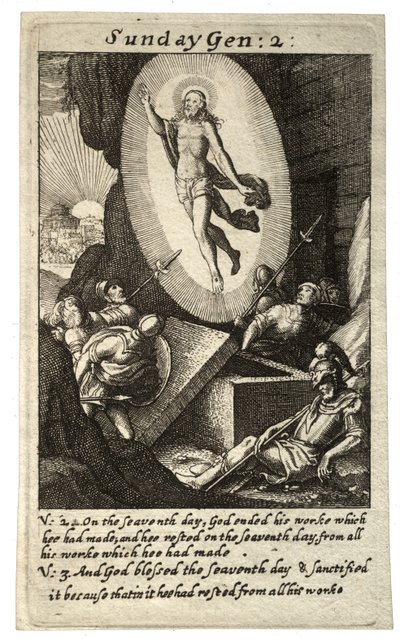 Sunday (State 1) by Wenceslaus Hollar